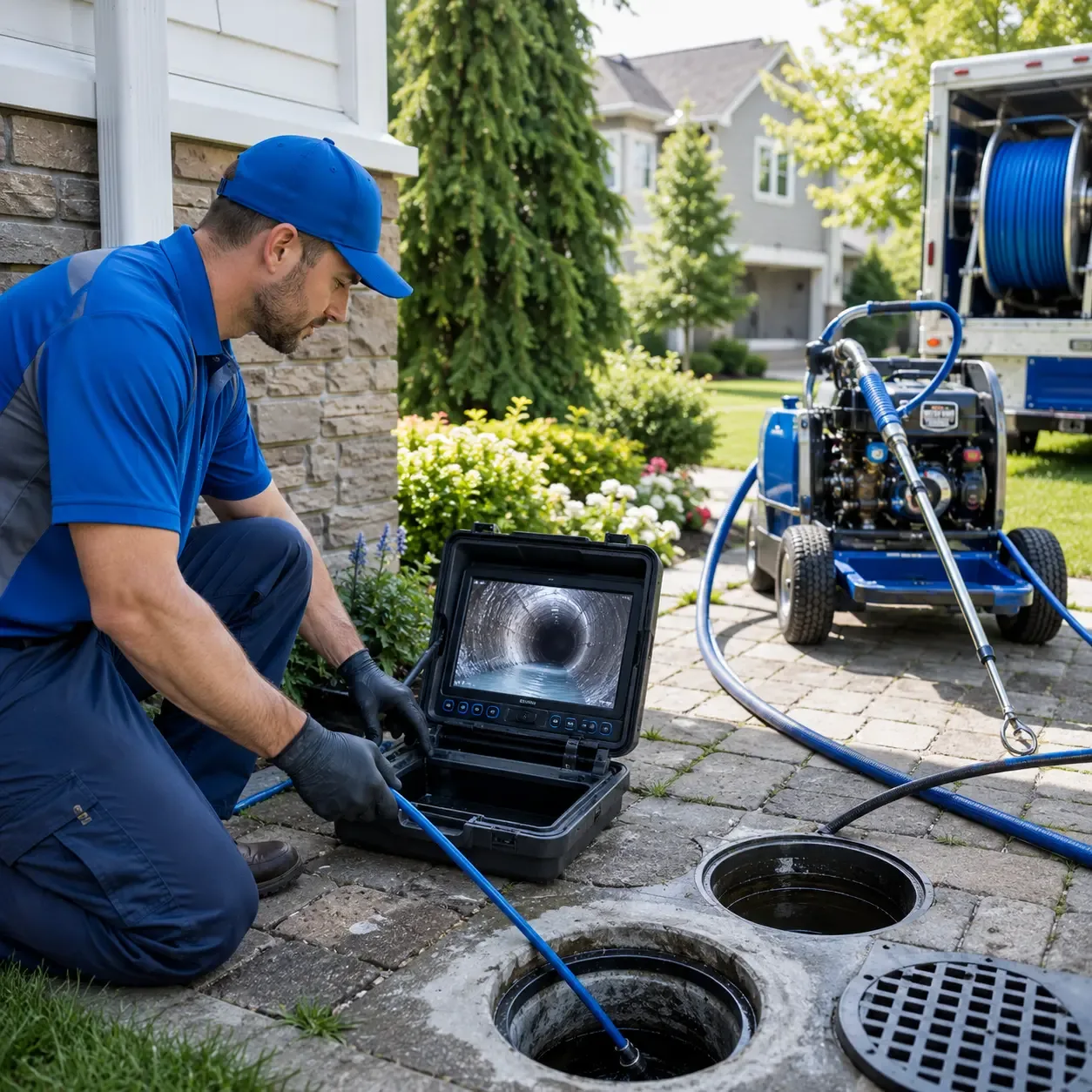 Outdoor drain cleaning professionals serving Taconic, CT
